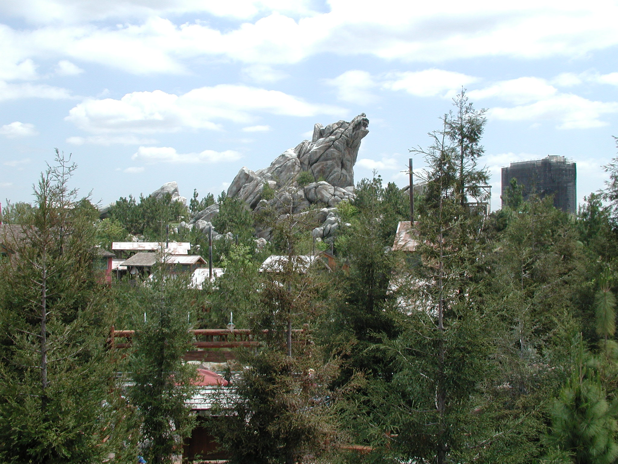 Wolf mountain in California Adventure